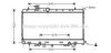 AVA QUALITY COOLING SU2058 Radiator, engine cooling